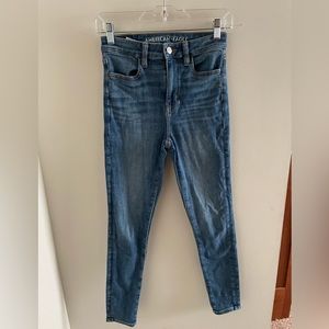 American Eagle, skinny, super high-rise jagging